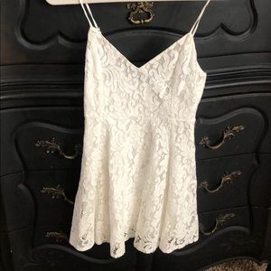 White LuLus mini dress